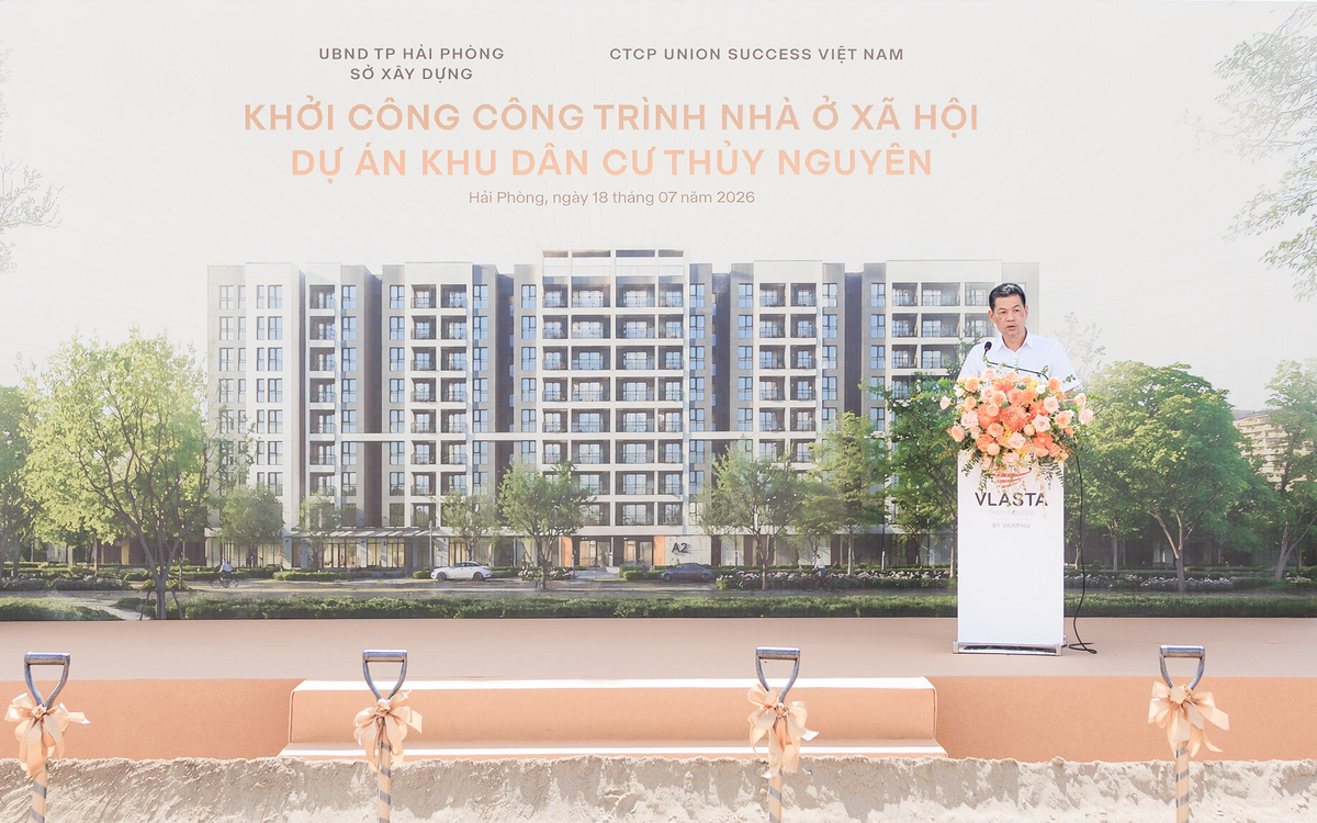 Khởi công khu nhà ở xã hội quy mô gần 1.000 căn tại Khu đô thị Vlasta – Thủy Nguyên