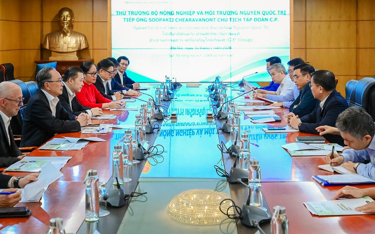 Tập đoàn C.P. mở rộng đầu tư tại Việt Nam, thúc đẩy chế biến sâu và xuất khẩu