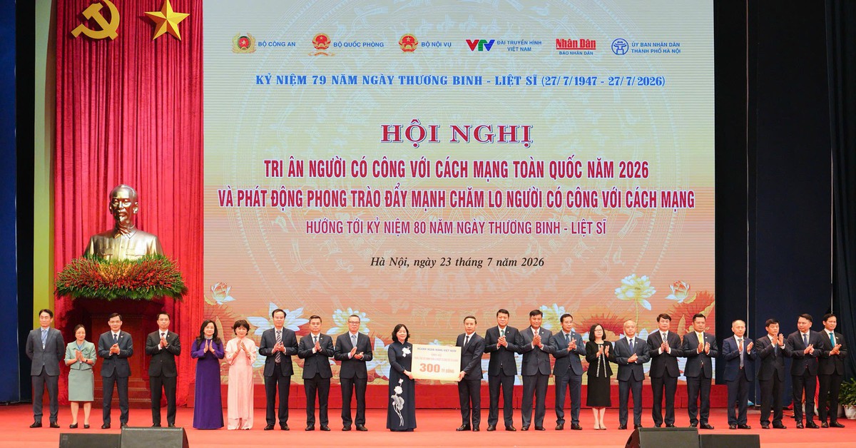 TPBank ủng hộ 15 tỷ đồng cho Quỹ “Đền ơn đáp nghĩa”, góp phần tri ân người có công với Cách mạng