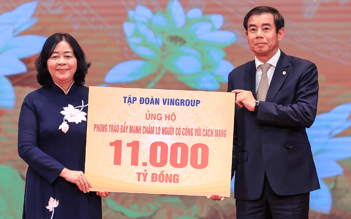 Tập đoàn Vingroup chi 11.000 tỷ đồng để xây tặng các căn nhà 75-100m2 cho những Bà mẹ Việt Nam Anh hùng, Thương Binh hạng 1/4