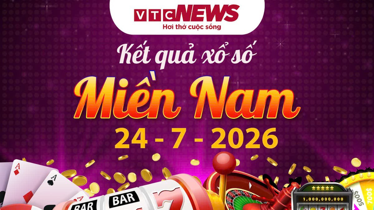 XSMN 24/7 - Trực tiếp XSMN hôm nay thứ 6 24/7/2026
