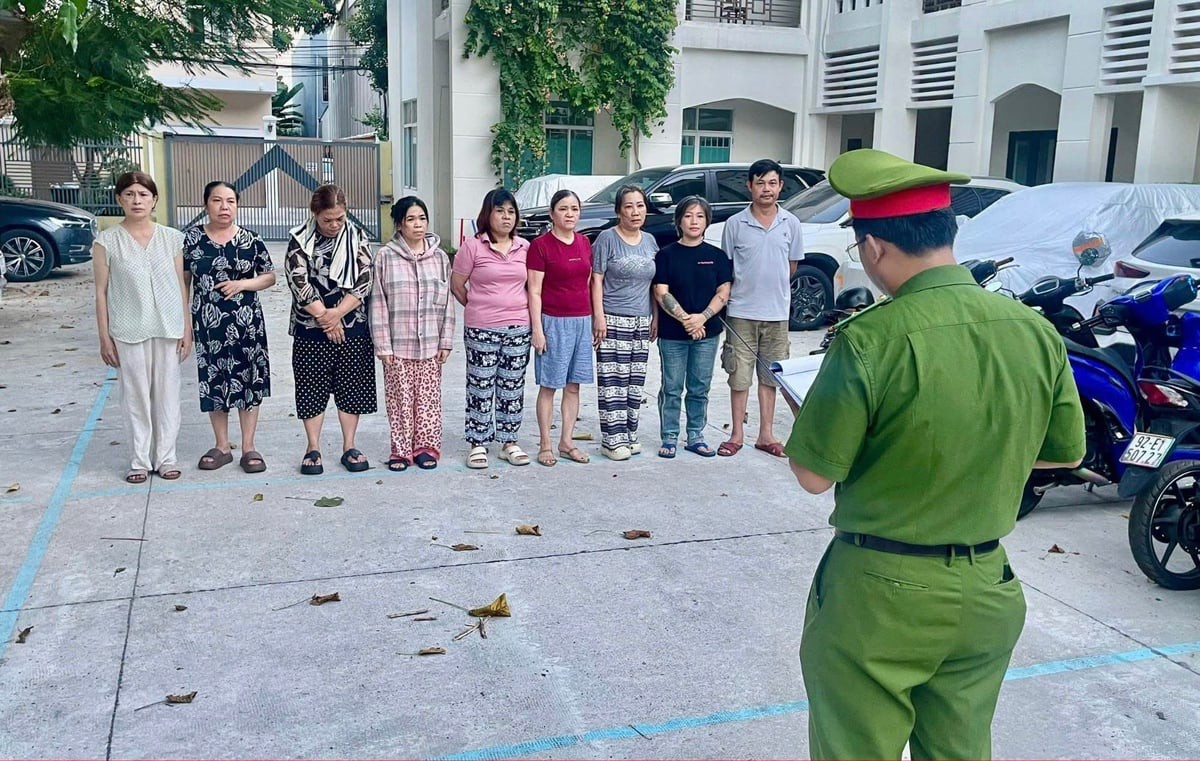 Bắt nhóm "nữ quái" cầm đầu đường dây lô đề gần 8 tỷ đồng ở Đà Nẵng