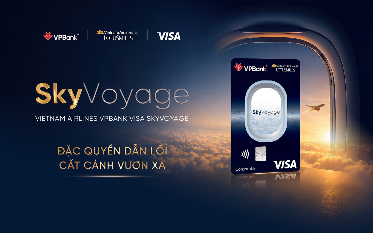 Biến chi tiêu doanh nghiệp thành dặm bay: VPBank, Vietnam Airlines và Visa ra mắt thẻ SkyVoyage