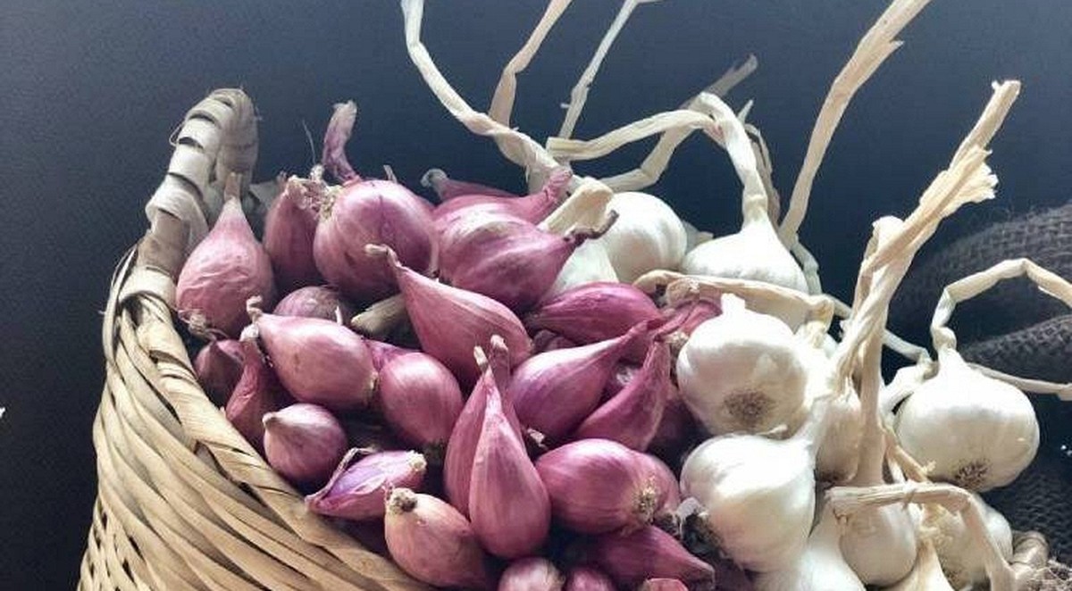 Hành, tỏi nên mua loại màu trắng hay tím?