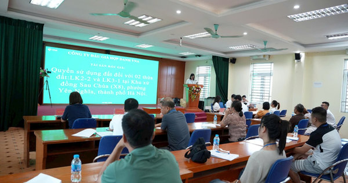 Thửa đất tại Yên Nghĩa trúng đấu giá hơn 8,69 tỷ đồng