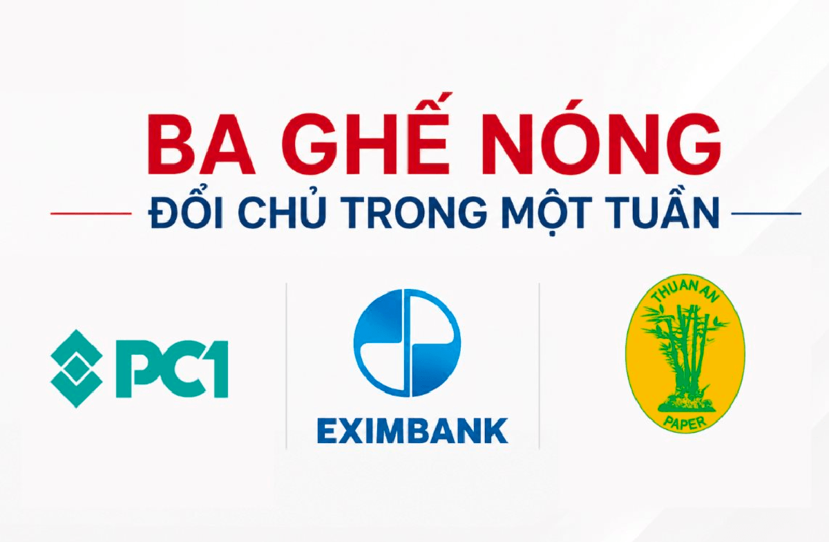 Ba "ghế nóng" đổi chủ trong một tuần: PC1 có nữ Chủ tịch SN1999, Eximbank đón cựu CEO Techcombank, doanh nghiệp còn lại thì sao?