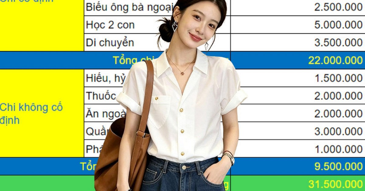Nhà 4 người ăn hết 7 triệu, tháng nào cũng dư hơn 60 triệu: Bảng chi tiêu ai cũng phải khen