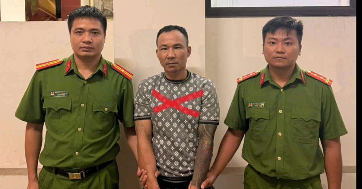 Bắt Chiến "sa cơ" khi đang trốn ở gần cầu vượt cao tốc Hà Nội - Hải Phòng
