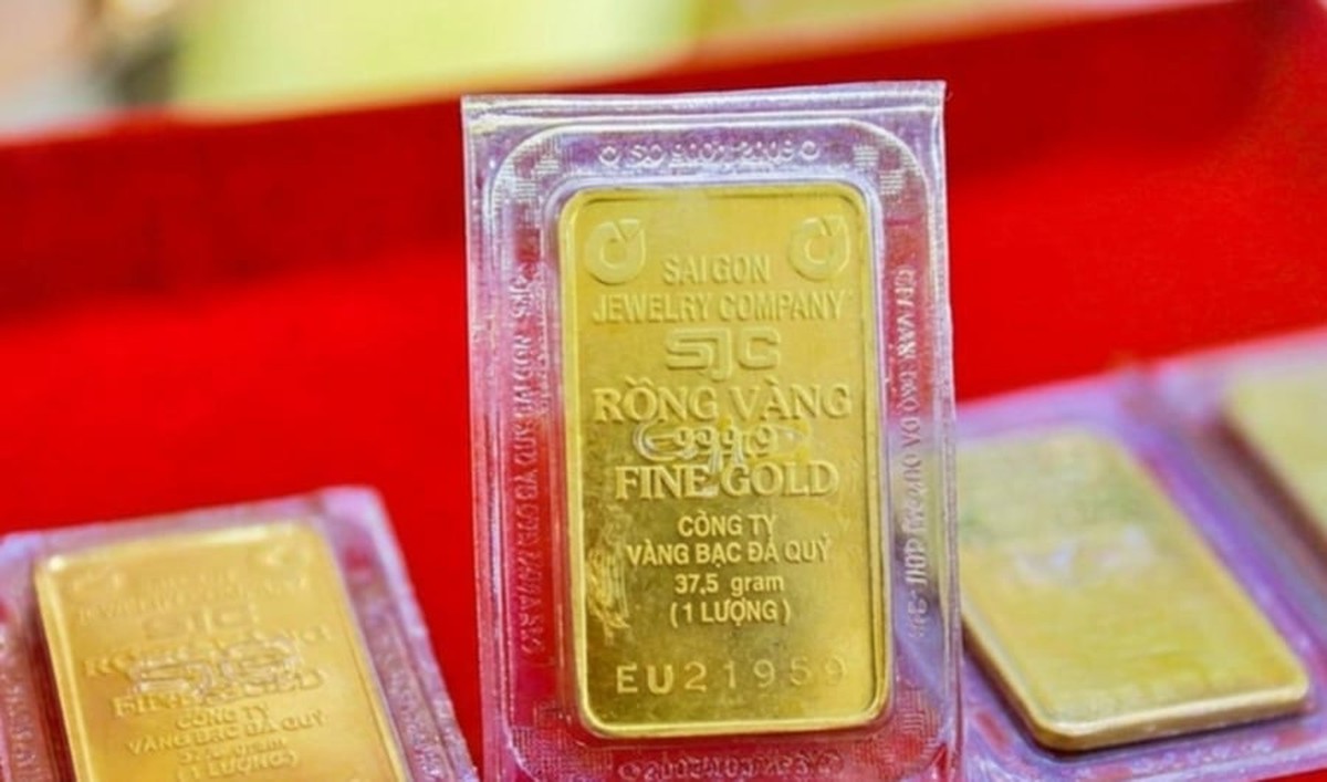 Giá vàng miếng SJC giảm hơn 6 triệu đồng/lượng trong một tuần