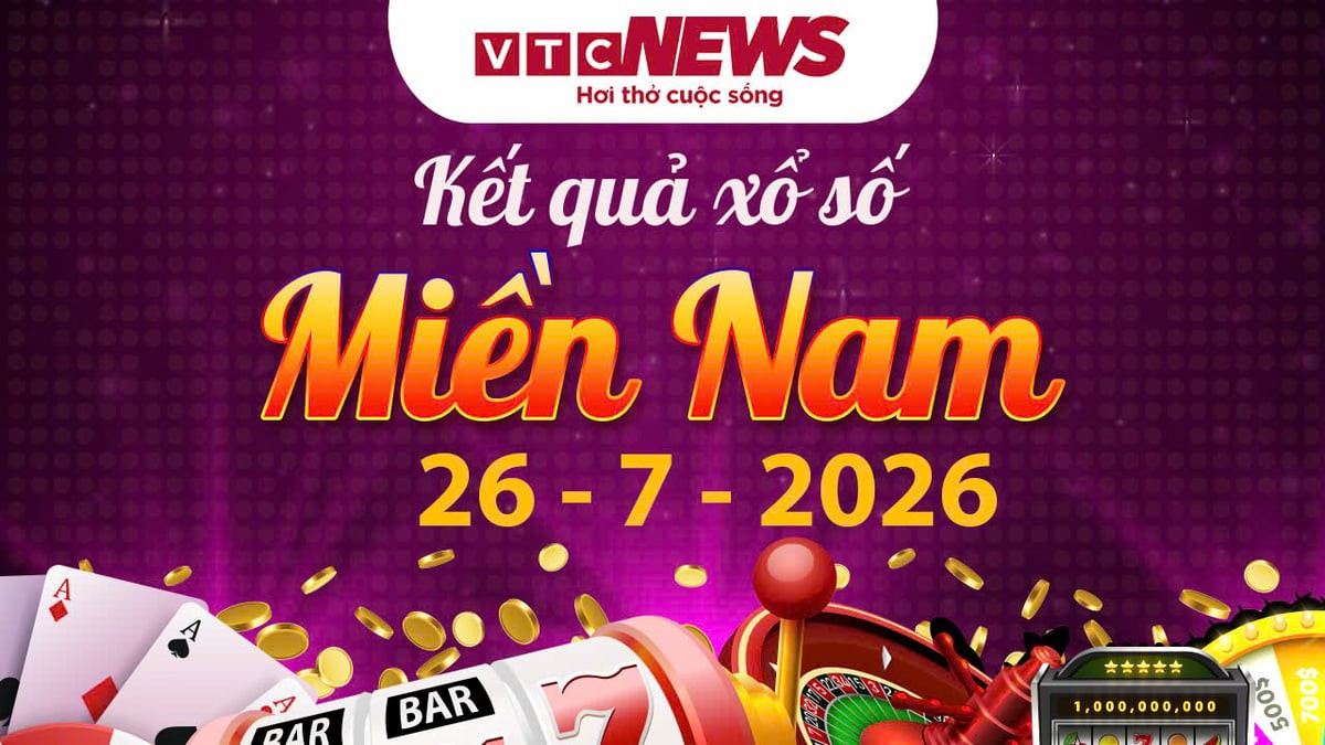 XSMN 26/7 - Trực tiếp XSMN hôm nay chủ nhật 26/7/2026