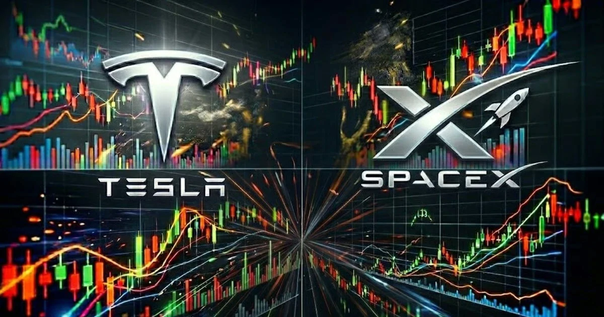 Cổ phiếu Tesla, SpaceX lao dốc cực gắt