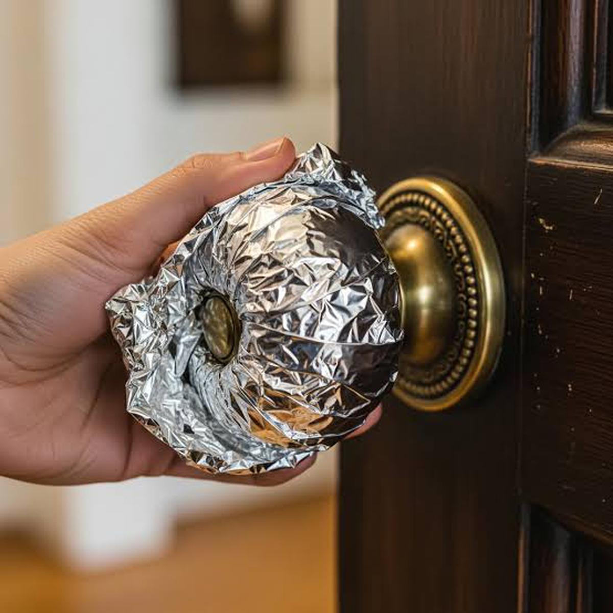 Vì sao nhiều gia đình bọc giấy bạc quanh tay nắm cửa? Sự thật phía sau mẹo đang lan truyền