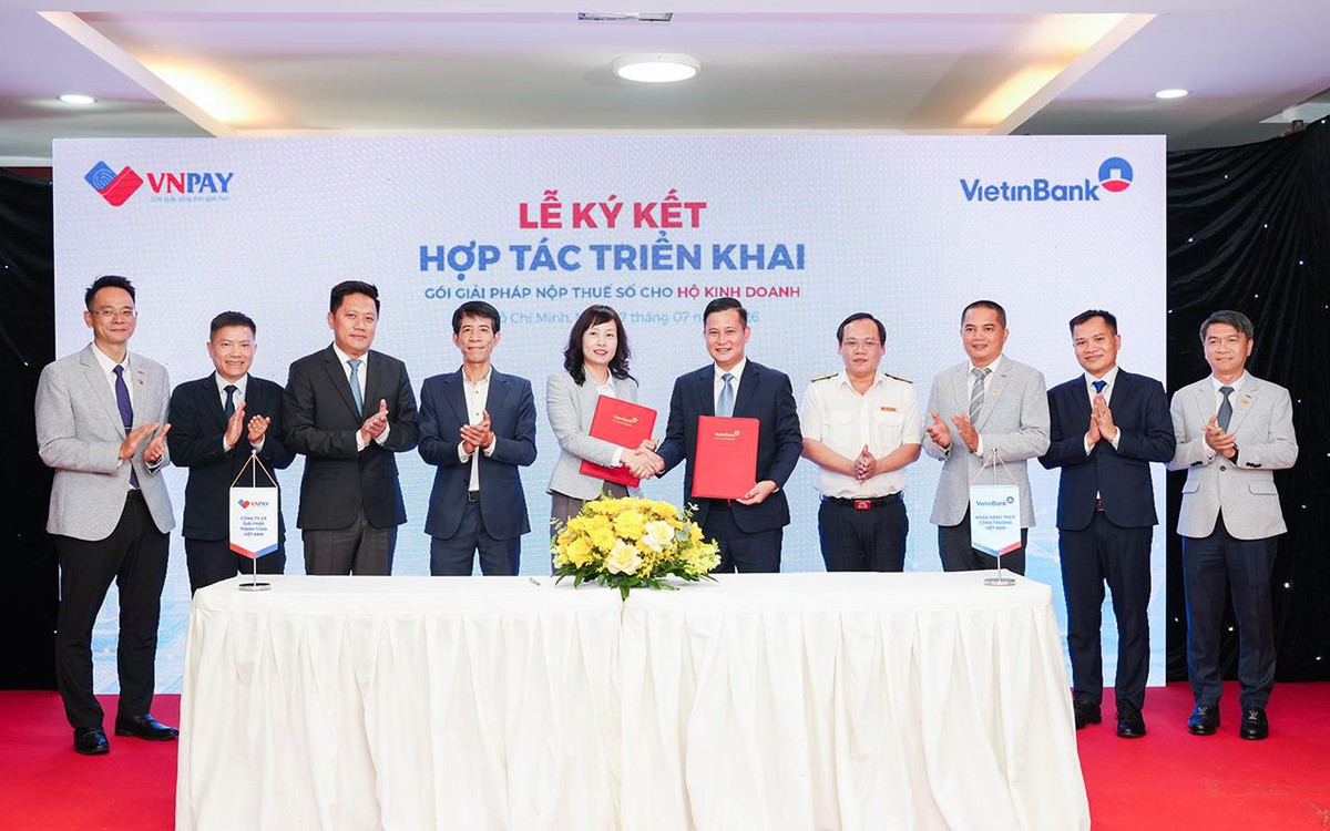 VietinBank cùng VNPAY đưa giải pháp nộp thuế số đến từng hộ kinh doanh