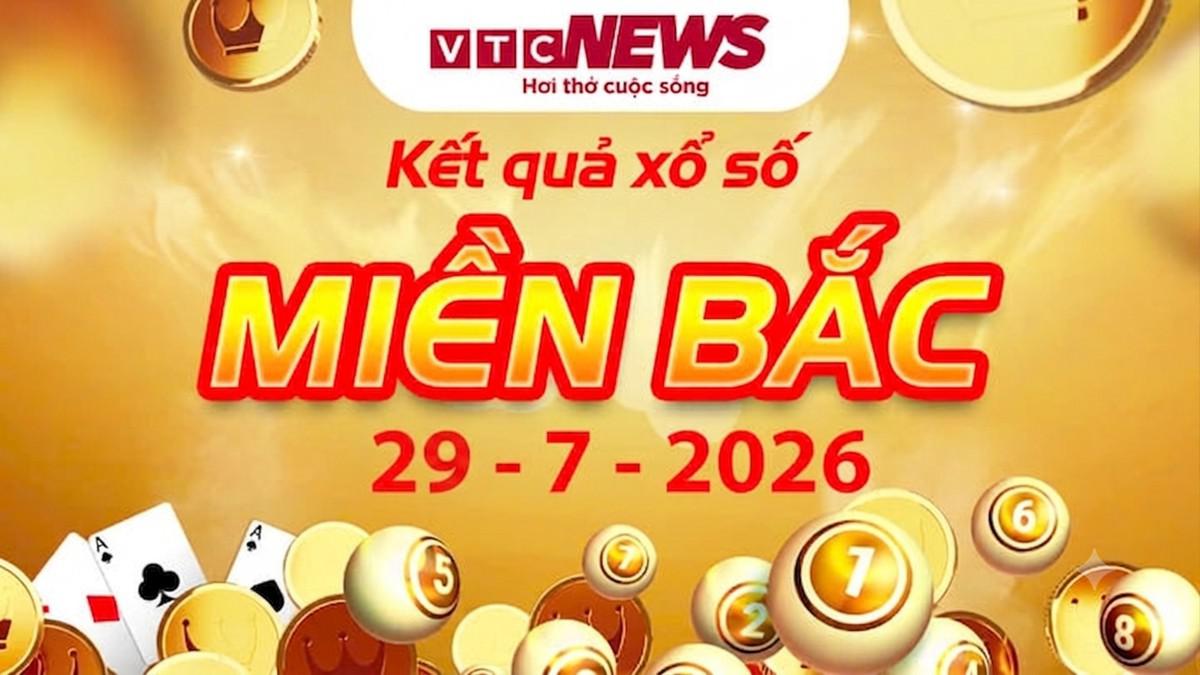 XSMB 29/7 - Kết quả XSMB hôm nay thứ 4 ngày 29/7/2026