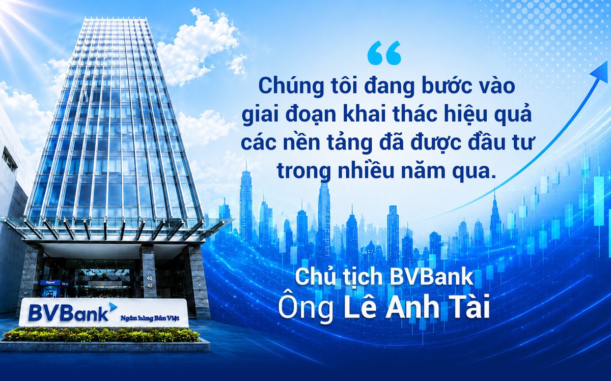 Chủ tịch HĐQT BVBank: "Chúng tôi đang bước vào giai đoạn khai thác hiệu quả các nền tảng đã được đầu tư trong nhiều năm qua"