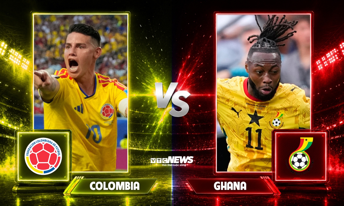 Nhận định, dự đoán tỷ số Colombia vs Ghana: Phong tỏa James Rodriguez