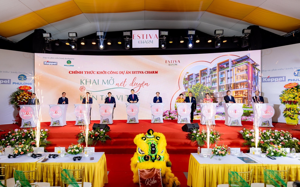 Phú Long và Keppel khởi công Estiva Charm, kiến tạo chuẩn sống mới tại phía Tây Hà Nội