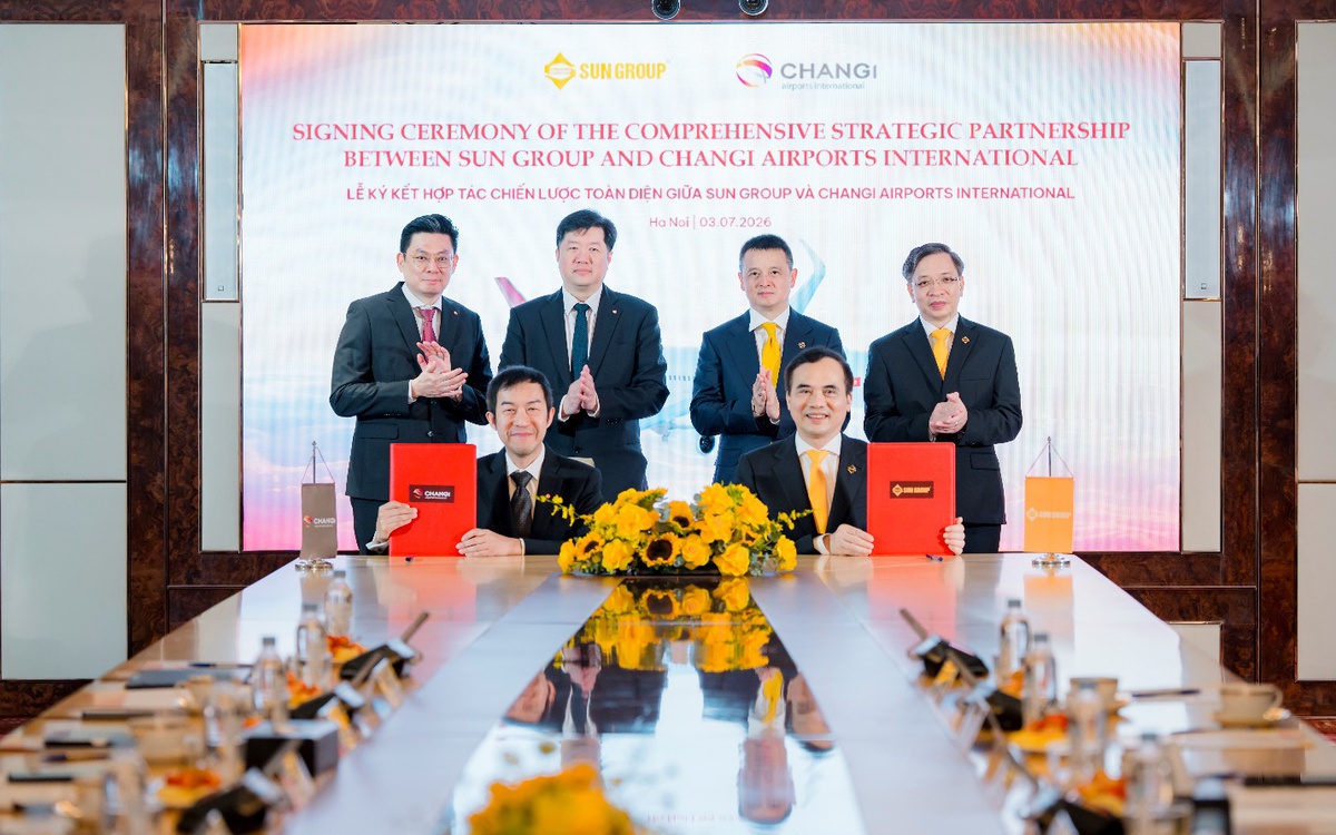 Sun Group và Changi Airports International mở rộng hợp tác chiến lược phát triển hệ thống sân bay tại Việt Nam