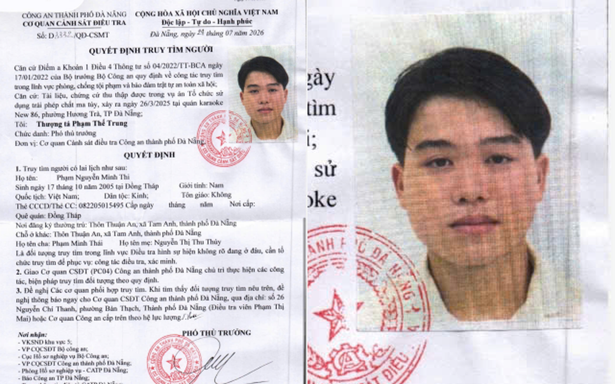 Ai thấy Phạm Nguyễn Minh Thi SN 2005 ở đâu, khẩn trương trình báo công an SĐT 0898.185.288