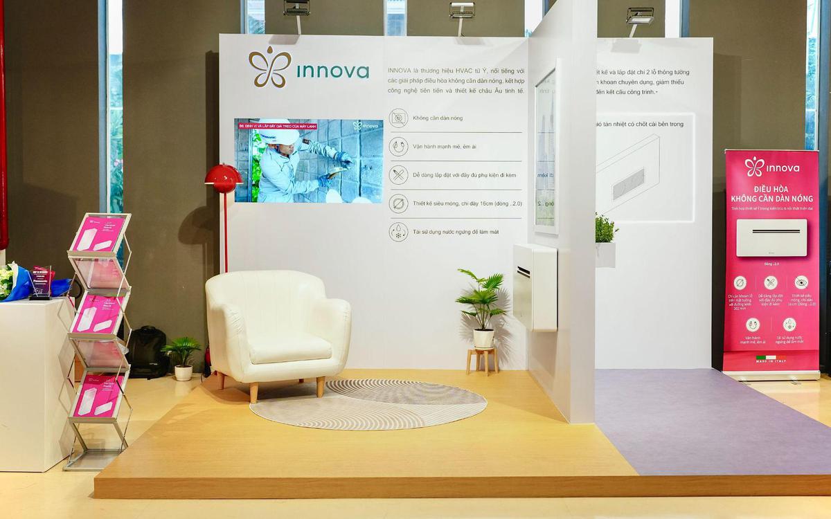 Điều hoà không dàn nóng Innova: Tinh hoa thiết kế ý nâng tầm không gian sống