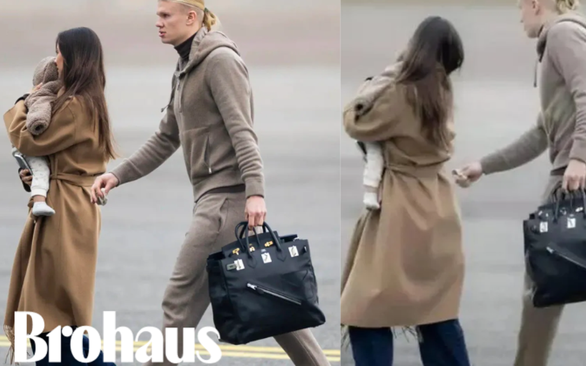 Phát hiện Haaland chơi Hermès Birkin cũng chỉ vì vợ con