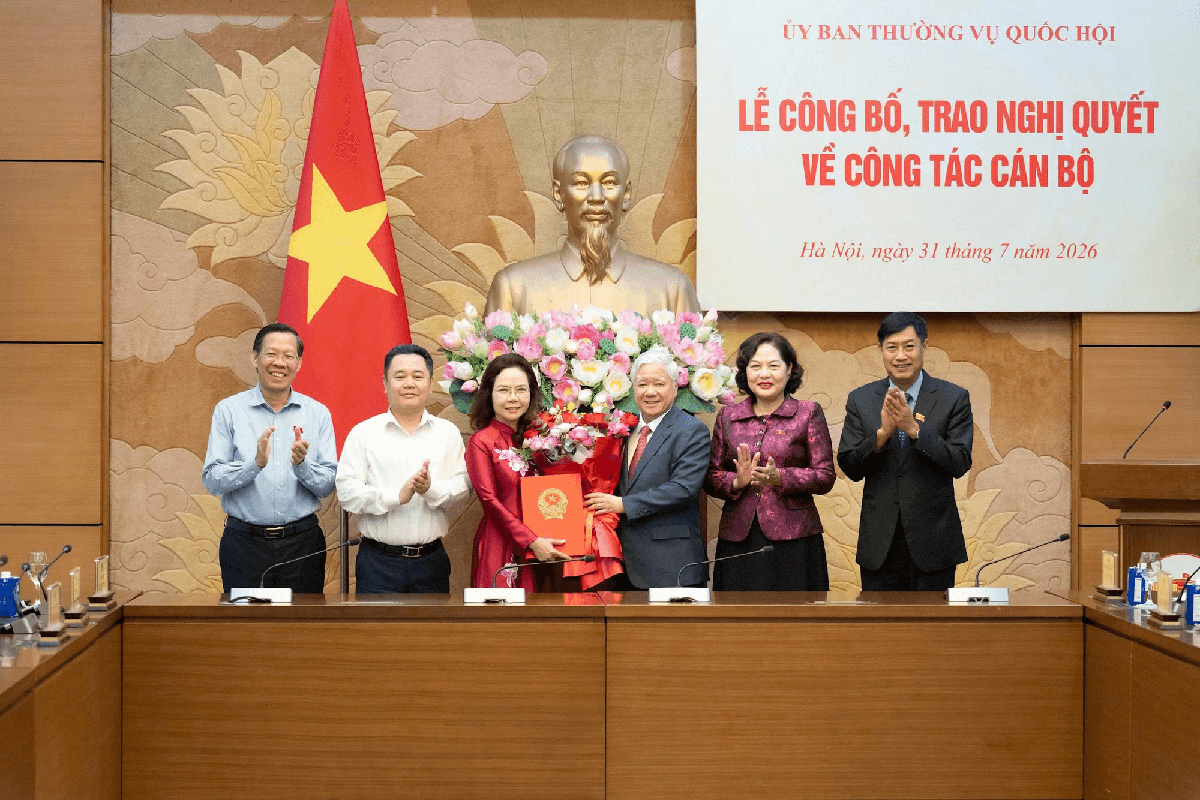 Vụ trưởng Vụ Tín dụng NHNN được bổ nhiệm làm Trợ lý Phó Chủ tịch Quốc hội Nguyễn Thị Hồng