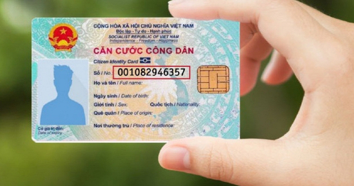Những thông tin trên thẻ Căn cước/ CCCD tuyệt đối không được để lộ