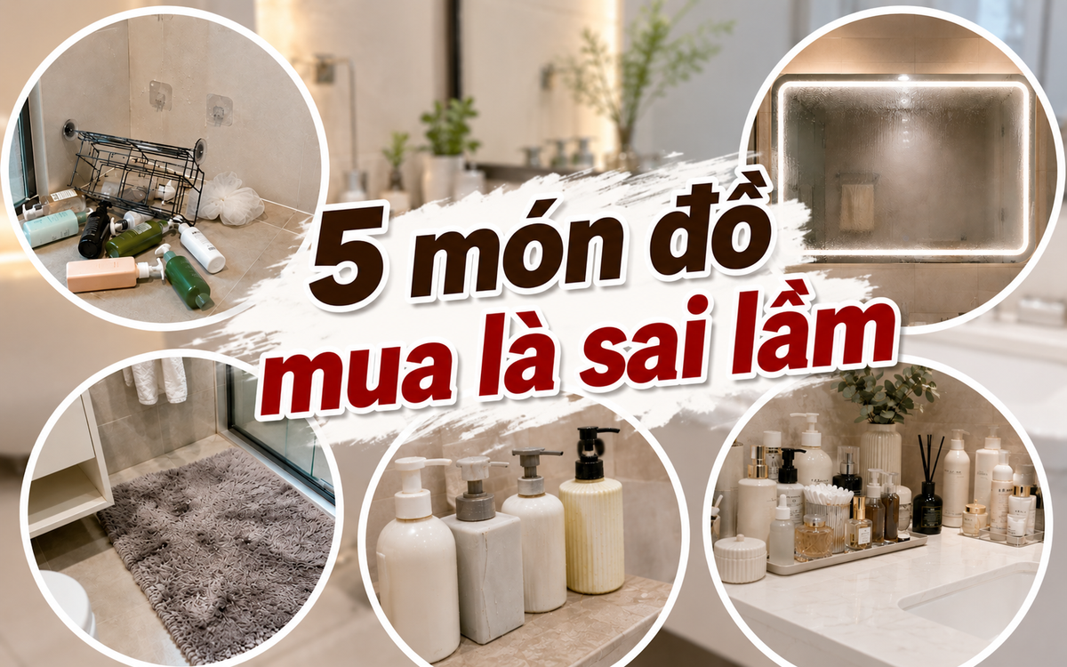 Sau 2 năm sử dụng, đây là 5 món trong phòng tắm tôi ước mình không mua