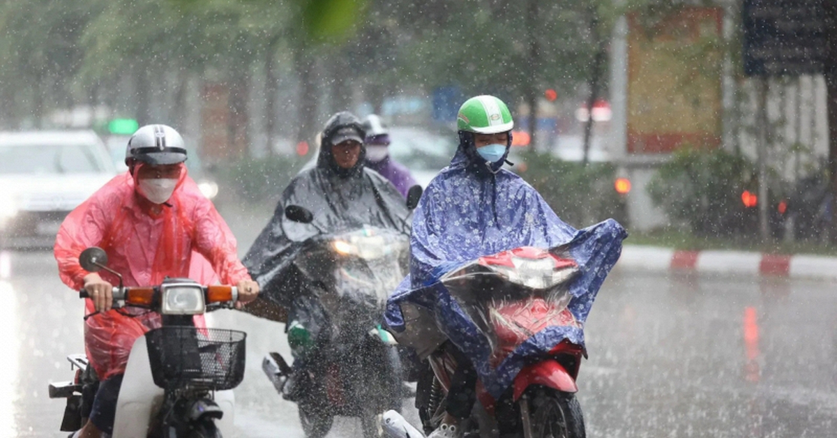 Đêm nay, nhiều khu vực tại Bắc Bộ có mưa to