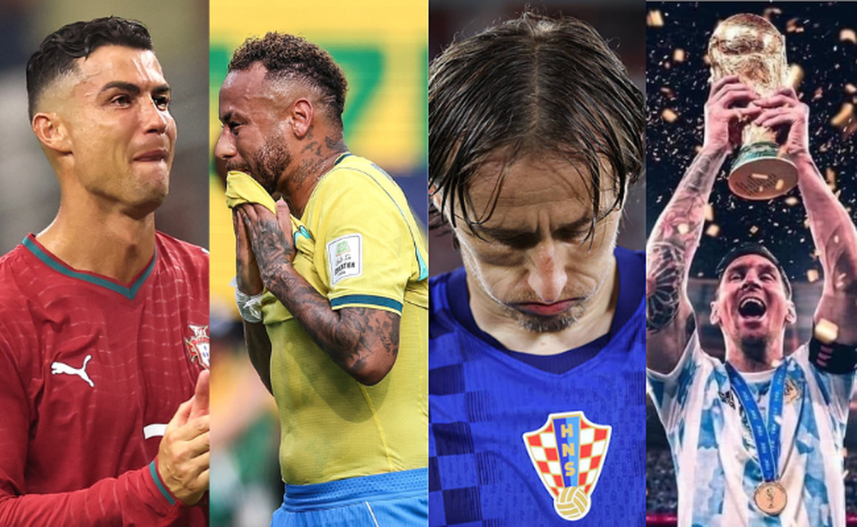 Ronaldo, Modric, Neymar... một thế hệ vĩ đại lần lượt rơi nước mắt rời World Cup, chỉ còn Messi là "bức tường" quá khó để vượt qua