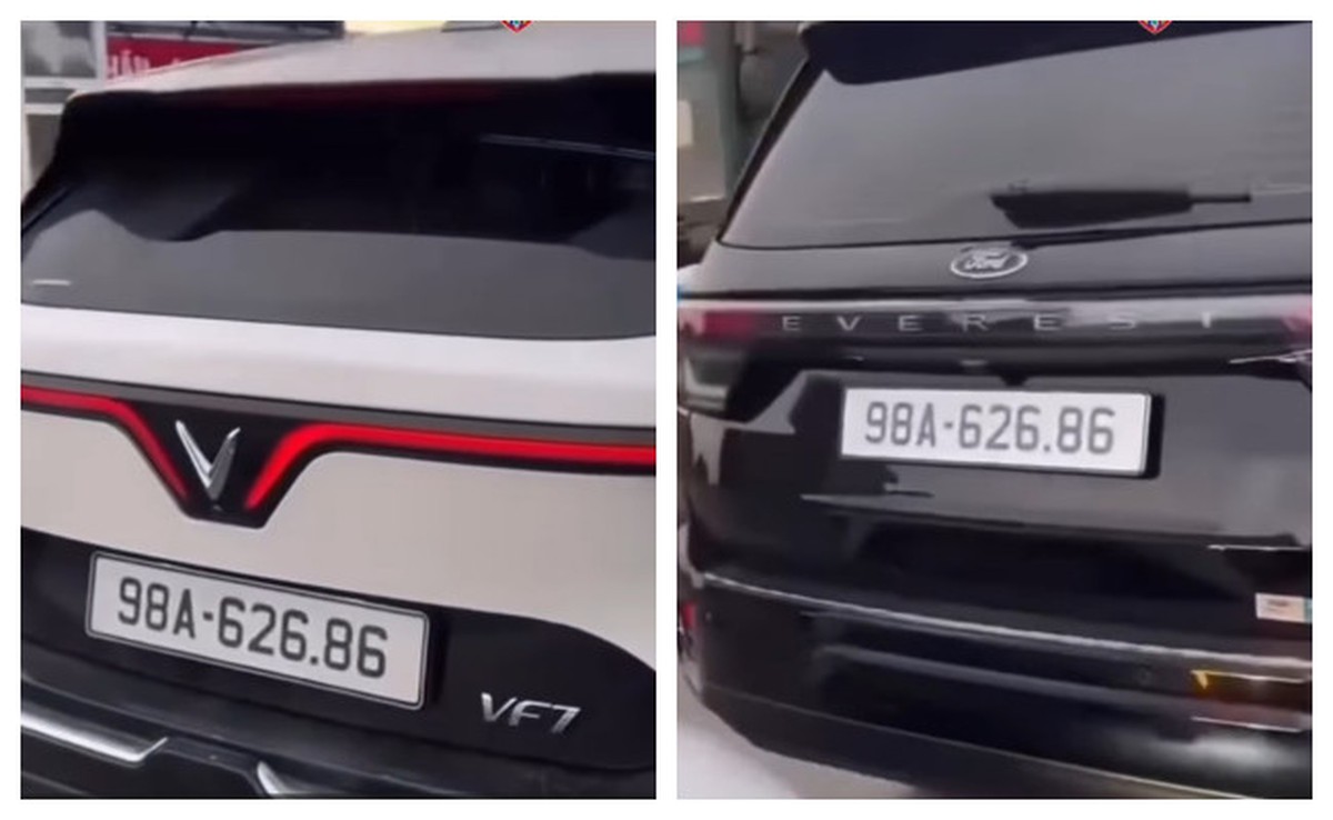 Đang đi đường bỗng gặp 2 ô tô trùng biển số, người đàn ông quay clip gửi CSGT: Cái kết