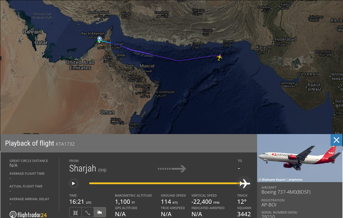 Máy bay Boeing 737 mất tích ngoài khơi Pakistan, toàn bộ thành viên phi hành đoàn mất liên lạc