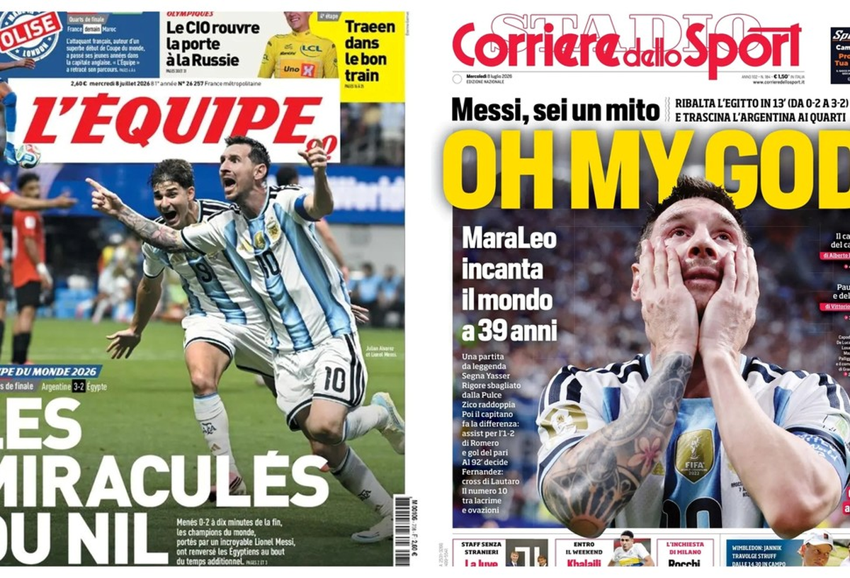 Messi phủ sóng trang nhất báo thể thao toàn thế giới sau màn ngược dòng không tưởng trước Ai Cập