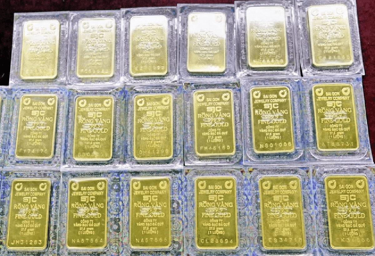 Giá vàng miếng, vàng nhẫn sáng 1/8 tại SJC, PNJ, DOJI, Bảo Tín Minh Châu và Bảo Tín Mạnh Hải