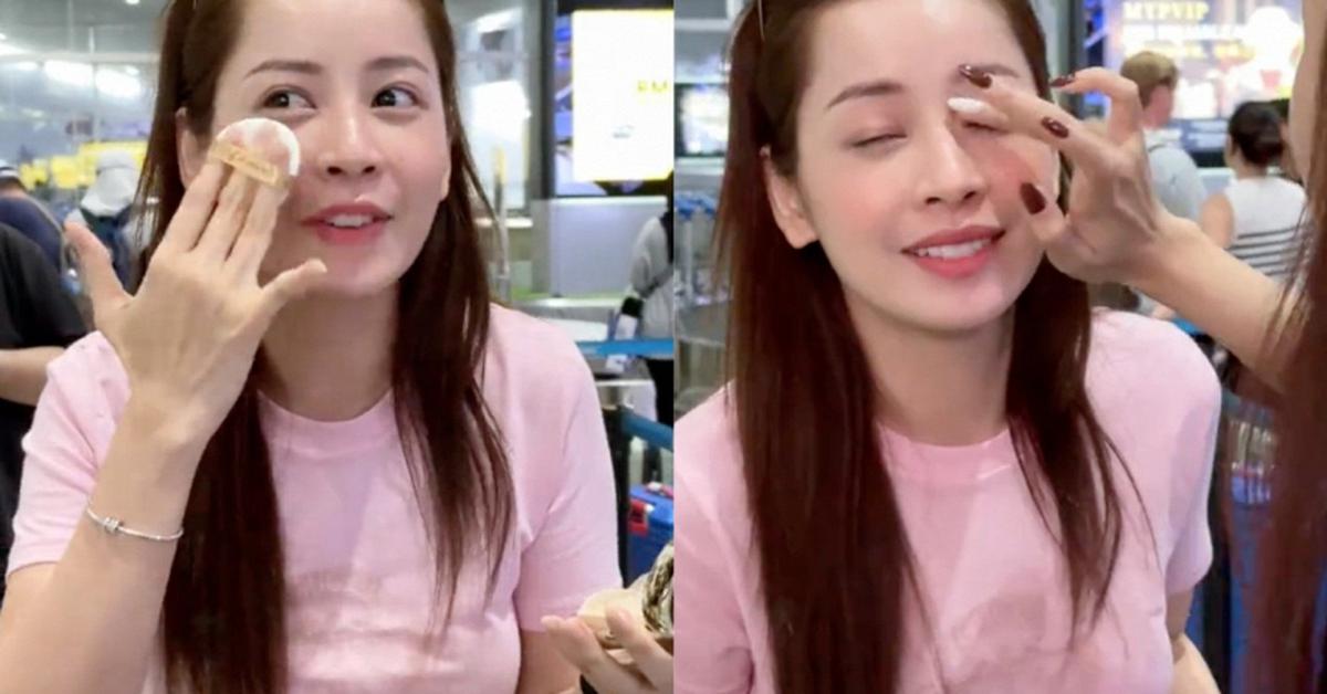 Chi Pu giấu mặt mộc gấp vì fan quốc tế "đột kích" ở sân bay