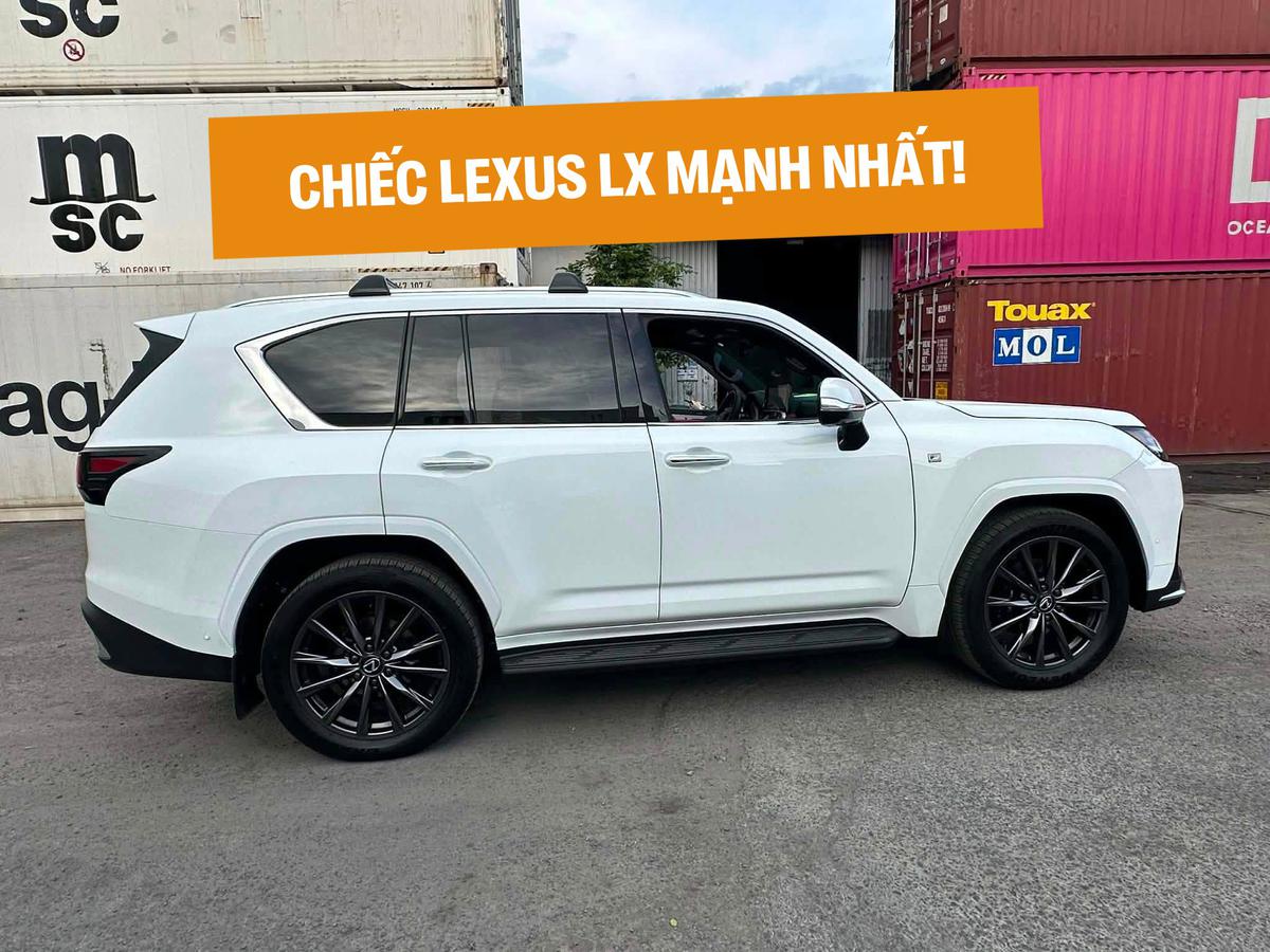 Chiếc Lexus LX 700h đầu tiên về Việt Nam: Bản hybrid mạnh nhất của LX, mạnh gần 460 mã, có gói thể thao phục vụ đại gia Việt