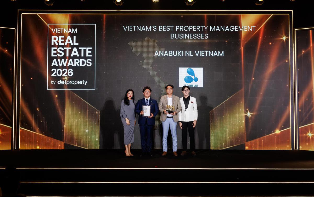 Anabuki NL Việt Nam được vinh danh tại Dot Property Vietnam Real Estate Awards 2026