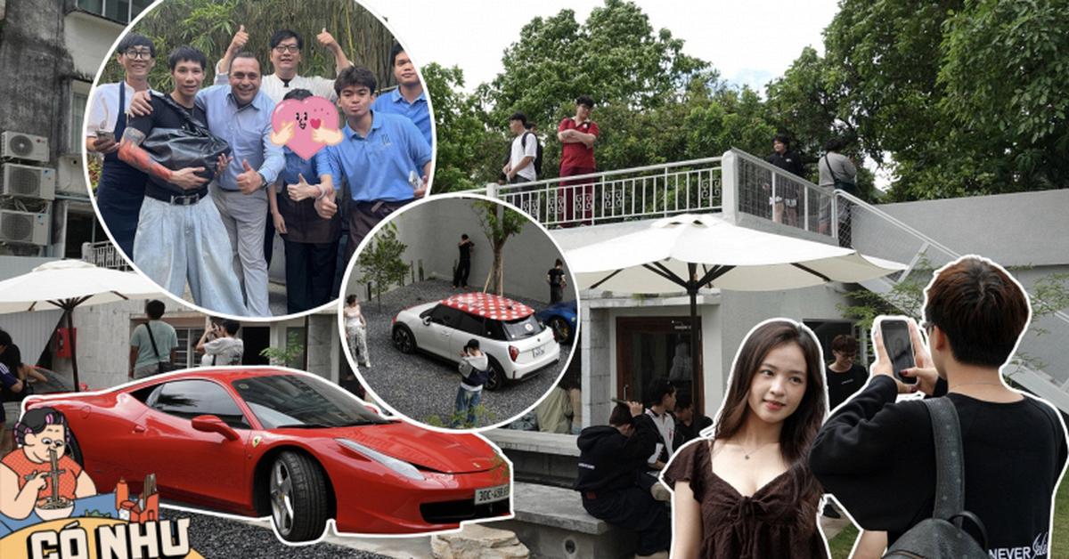 Quán cà phê của Văn Mai Hương ở Thảo Điền: Sân đỗ toàn siêu xe, MCK cũng yêu thích, đông đến mức phải đóng cửa để sắp xếp lại