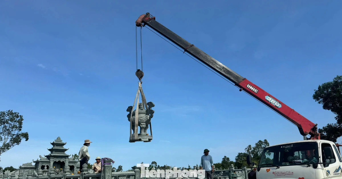 Vụ lăng mộ khủng xây trên đất trồng cây: Tháo dỡ toàn bộ công trình vi phạm