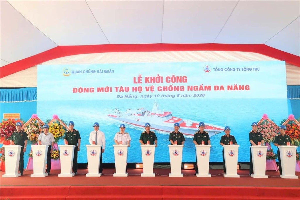 Một doanh nghiệp quân đội Việt Nam tự đóng mới tàu chiến đấu có quy mô lớn nhất, hiện đại nhất từ trước đến nay