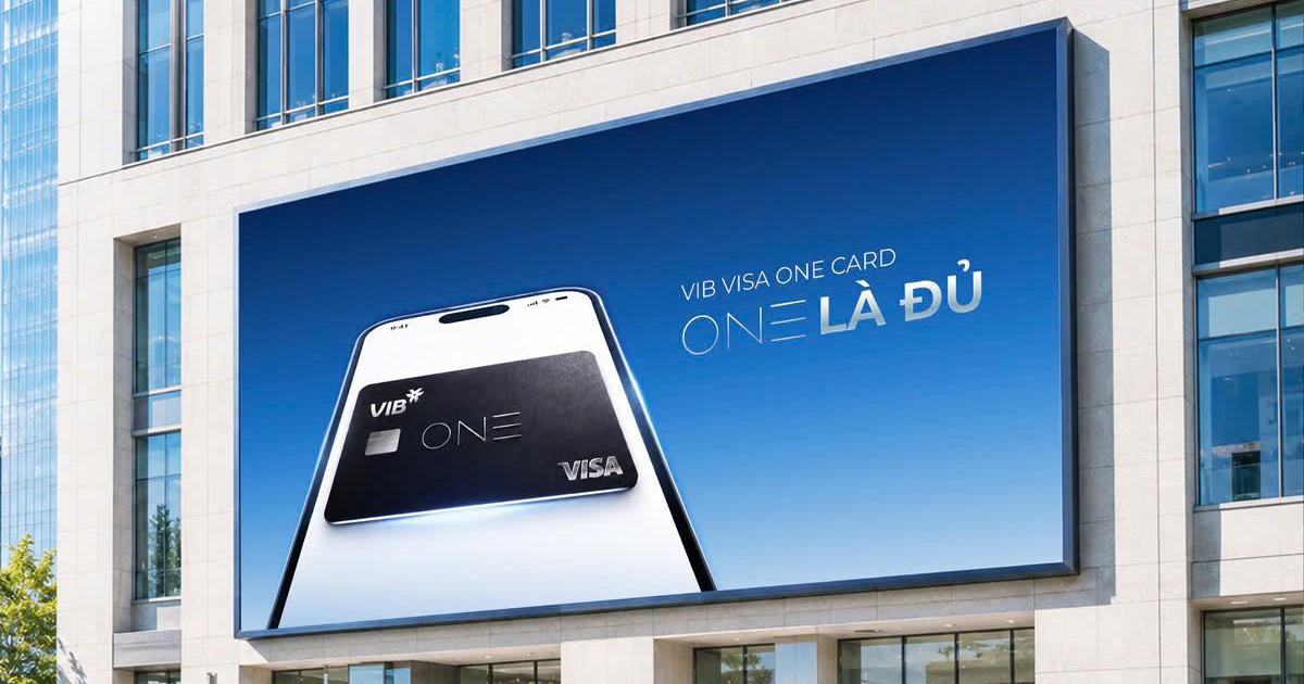 VIB One Card: Từ nhiều chiếc thẻ đến một chiếc thẻ cho mọi nhu cầu chi tiêu