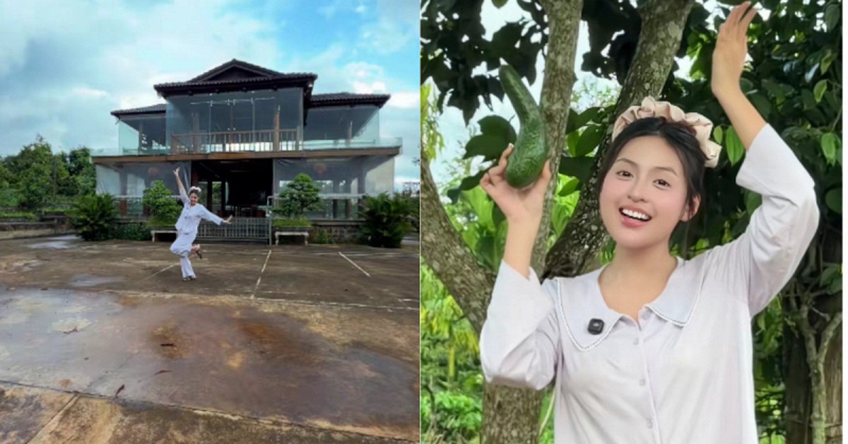 Vợ một CEO flex gia thế ở quê khi “mở tour” thăm nhà sàn 2 tầng, nằm giữa vườn sầu riêng, chôm chôm, bơ…