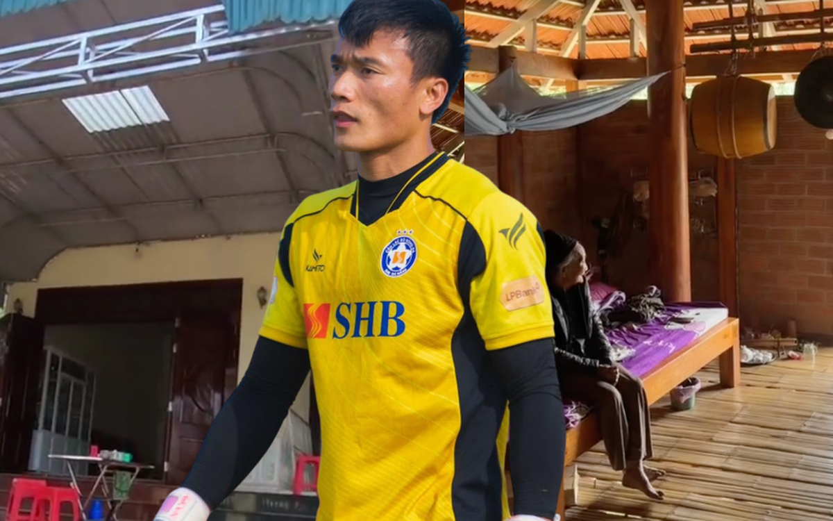 Căn nhà ở quê của thủ môn Bùi Tiến Dũng