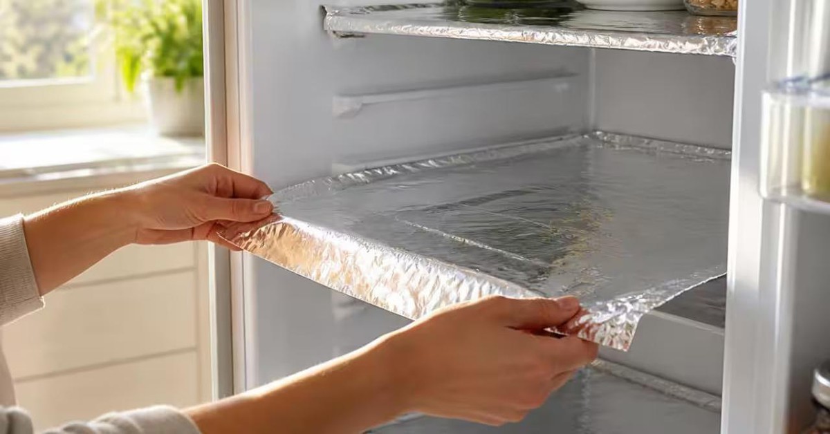 Vì sao nhiều gia đình trải giấy bạc lên các ngăn tủ lạnh? Công dụng đơn giản nhưng rất thiết thực