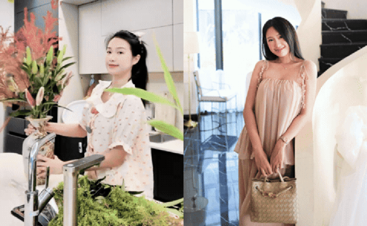 Doãn Hải My ra ngoài là tiểu thư sang chảnh, về nhà trổ tài "nữ công gia chánh", chăm chút biệt thự của Văn Hậu cực khéo