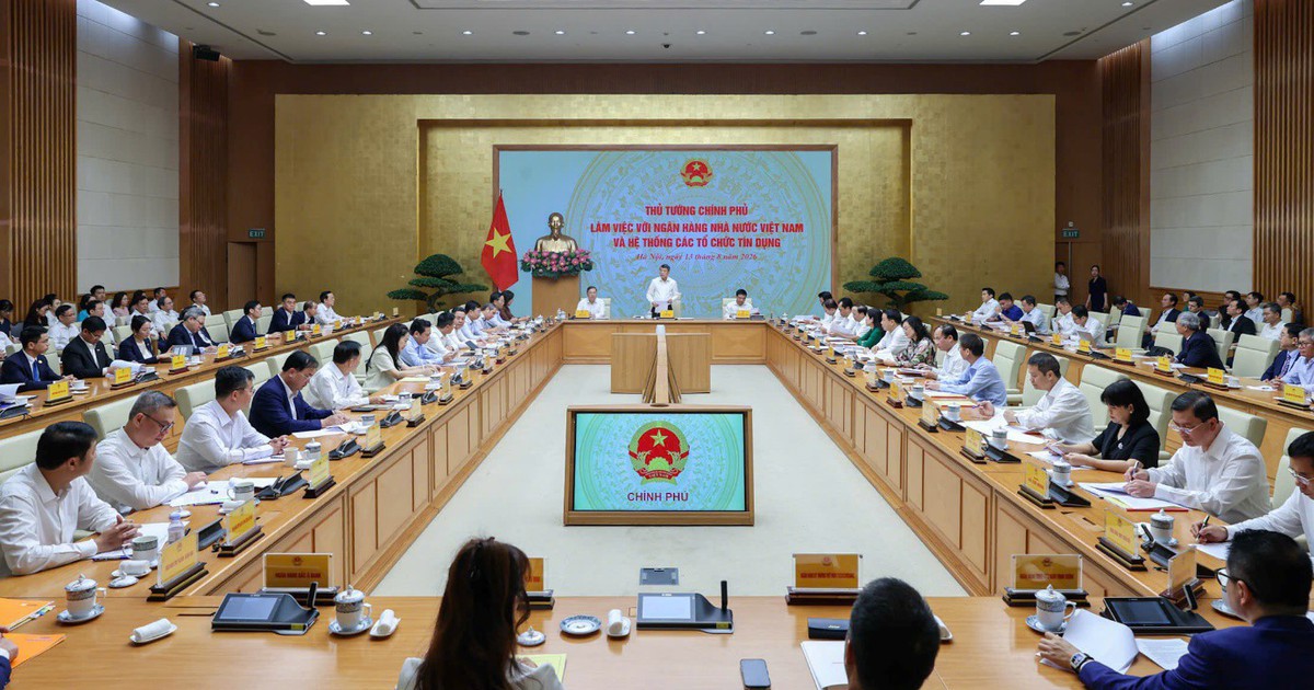 Họp với các ngân hàng, Thủ tướng Lê Minh Hưng chỉ đạo gì về lãi suất, tín dụng, tỷ giá,...?