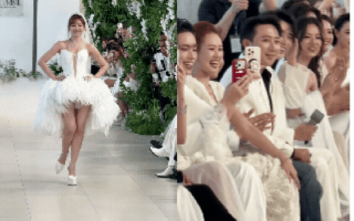 Hari Won catwalk mở màn show Đỗ Long, Trấn Thành thể hiện ngay tình cảm với vợ