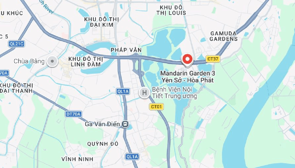 Hòa Phát của ông Trần Đình Long sắp làm dự án 1.000 căn hộ ở ngay gần công viên Yên Sở với tên gọi Mandarin Garden 3