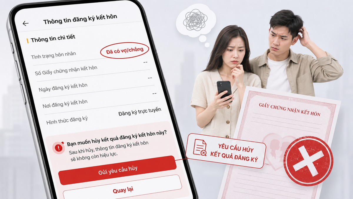 Cô gái 26 tuổi ở Gia Lai làm thủ tục đăng ký kết hôn trực tuyến với thanh niên tại Đà Nẵng chỉ để… cho vui