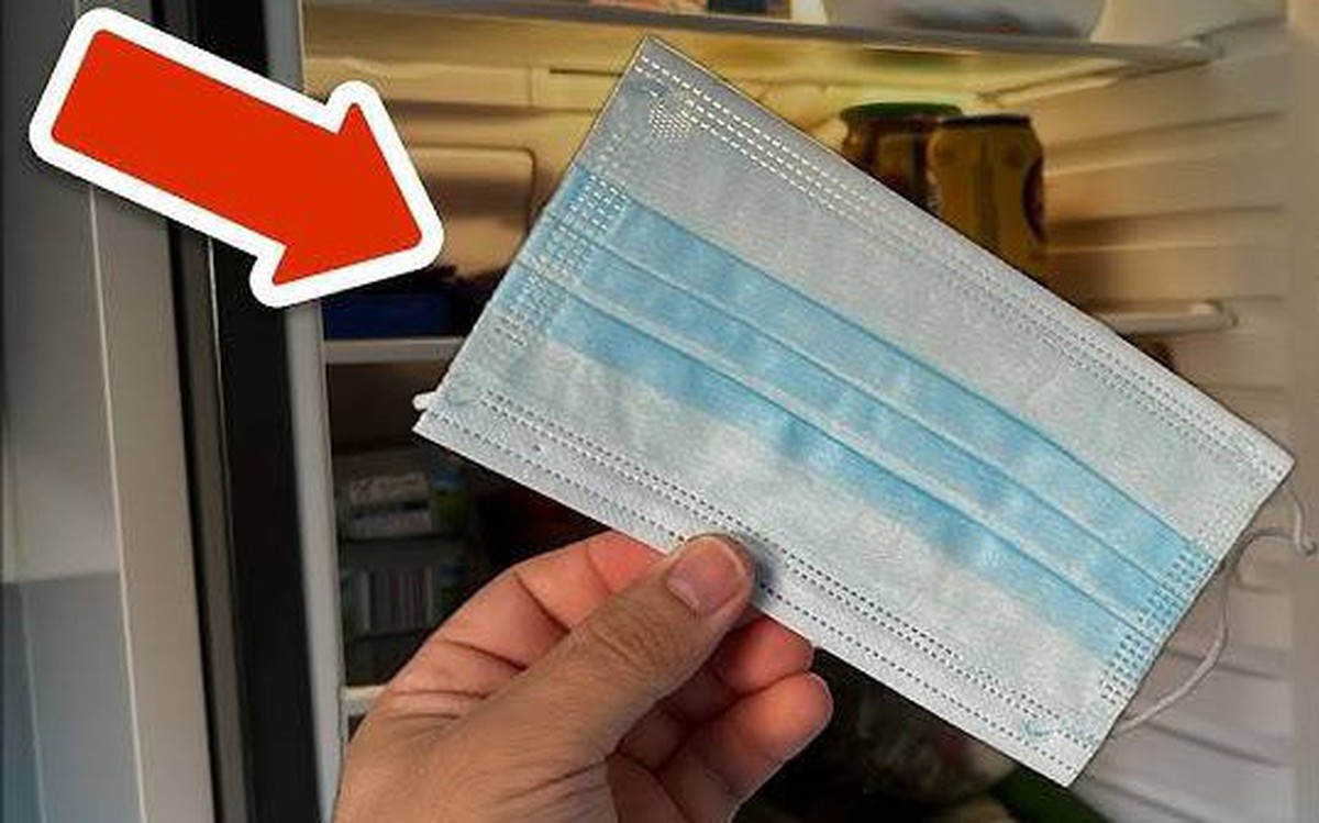 Lý do nên đặt một chiếc khẩu trang y tế vào tủ lạnh